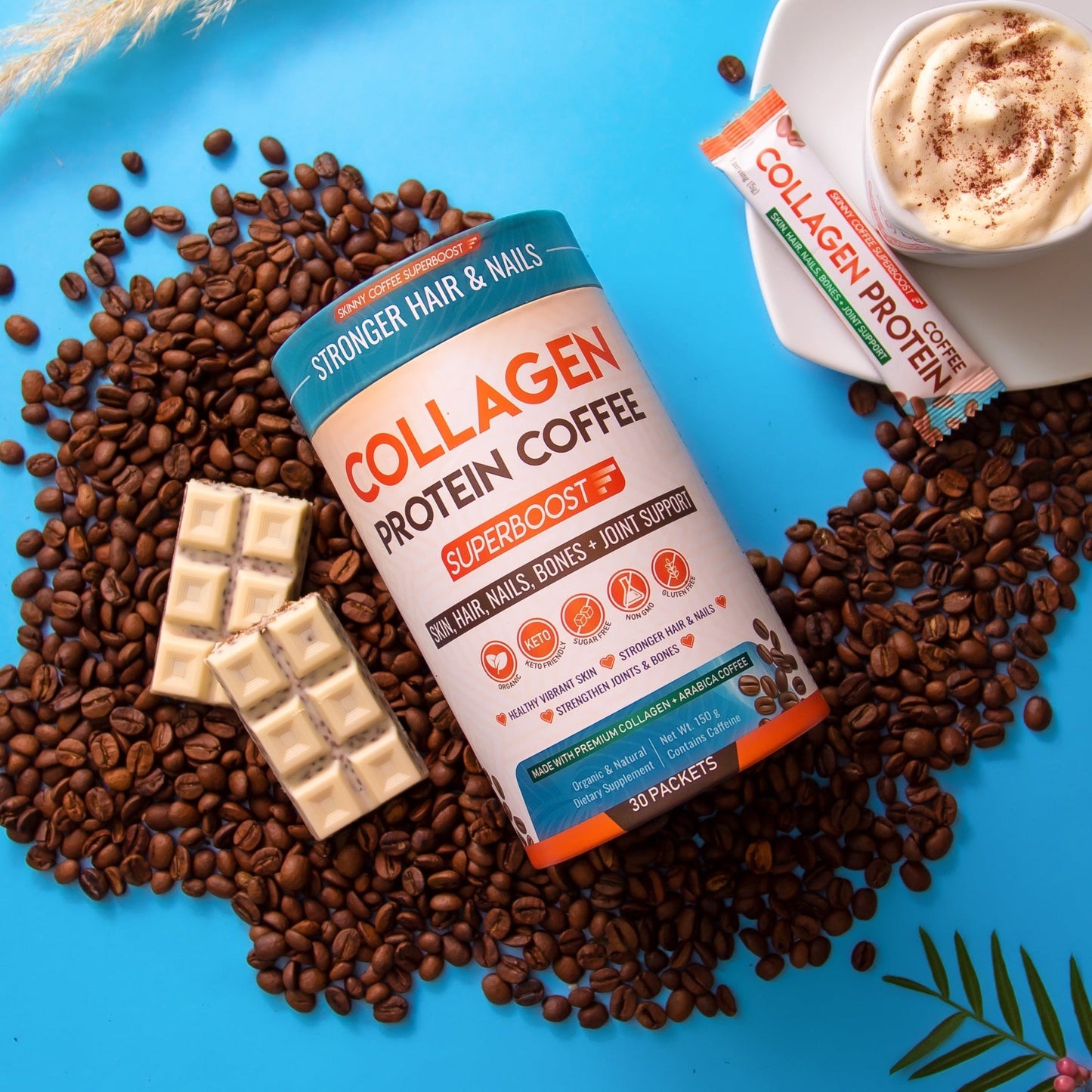 Collagen Protein Coffee + FREE $10 Gift Card (U)