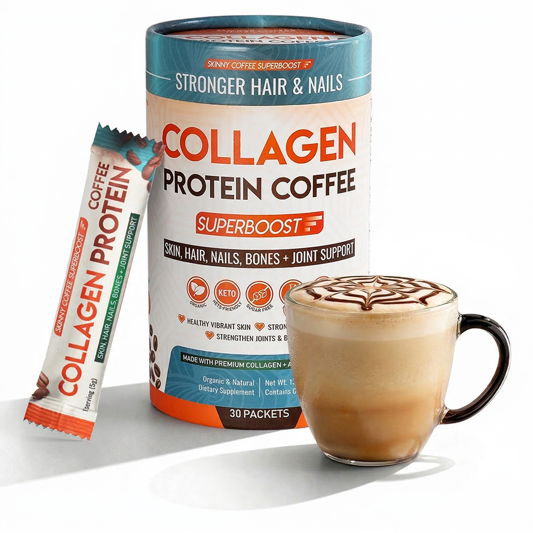 Collagen Coffee for Energy, Gut Health & Weight Loss β Skinny Coffee SuperBoost