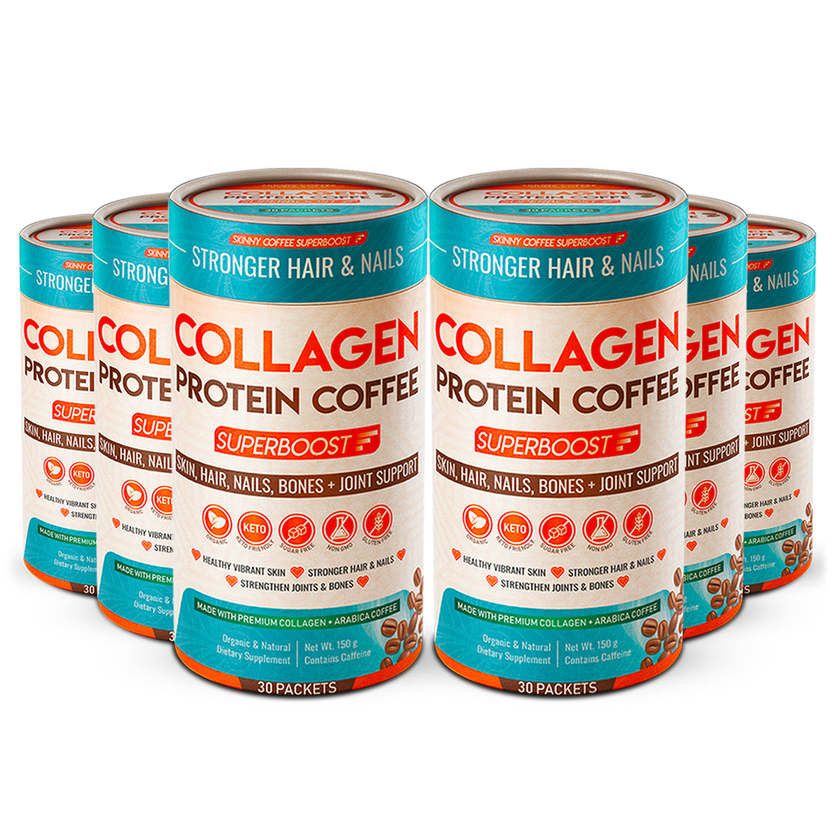 ( 6 Collagen Protein Coffee )