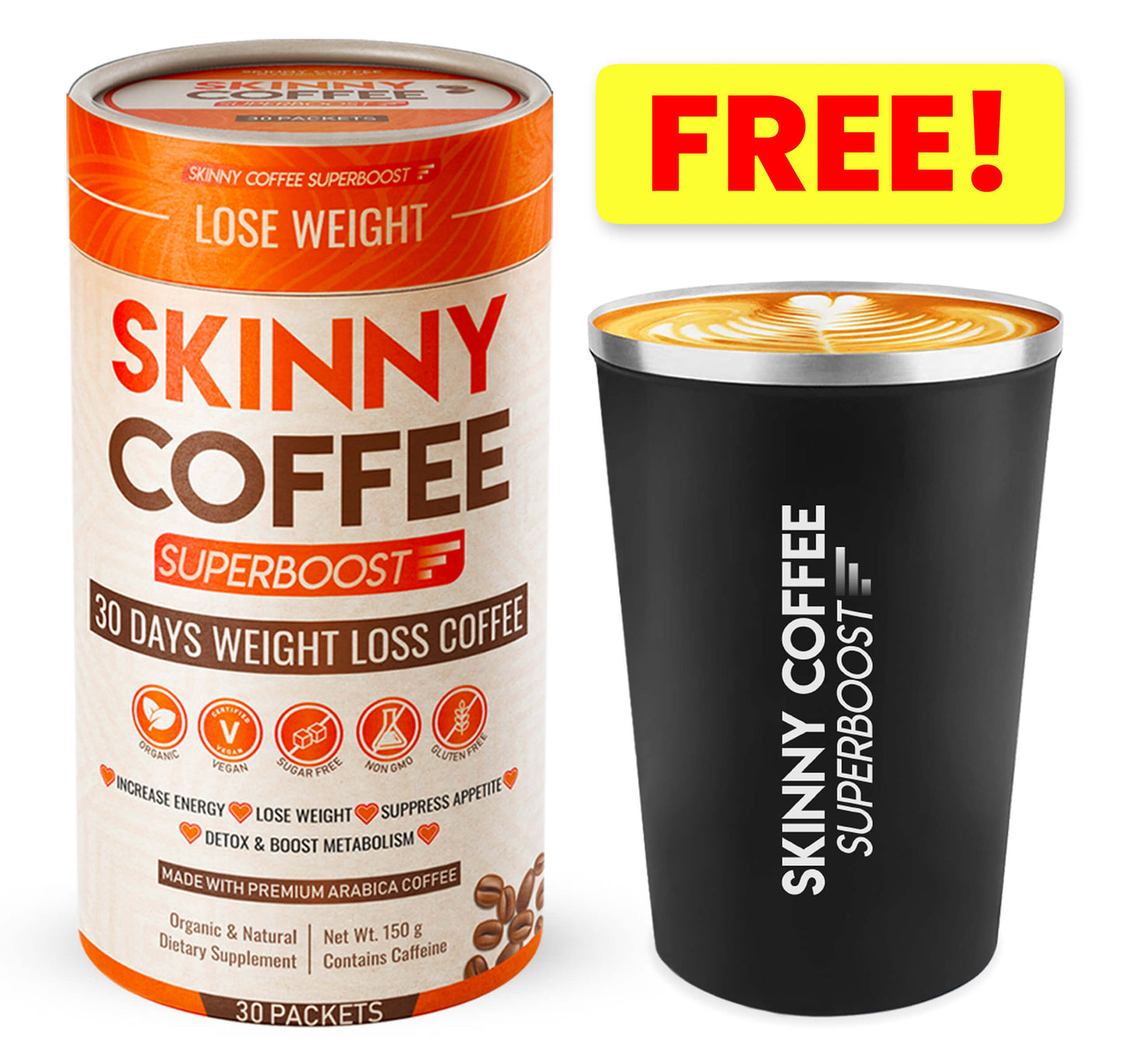 Skinny Coffee + FREE Tumbler
