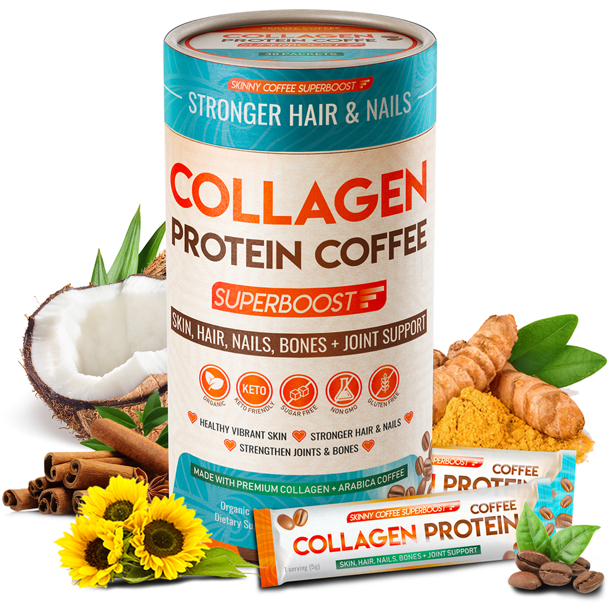 ( 6 Collagen Protein Coffee )